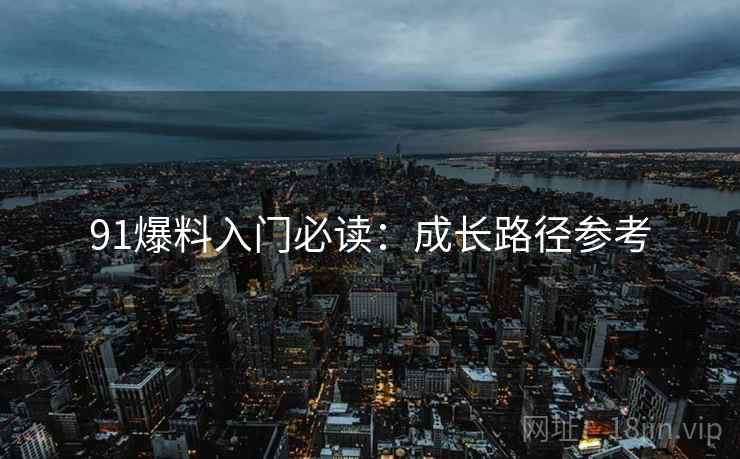91爆料入门必读：成长路径参考