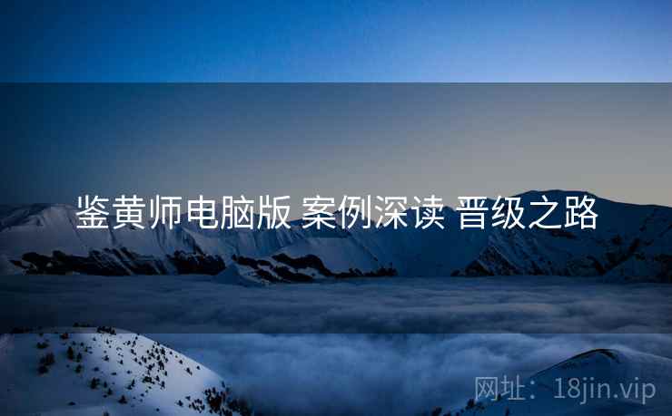 鉴黄师电脑版 案例深读 晋级之路
