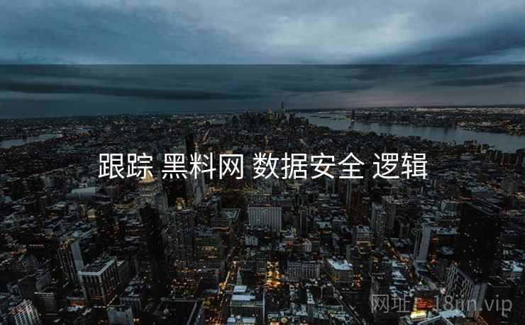 跟踪 黑料网 数据安全 逻辑