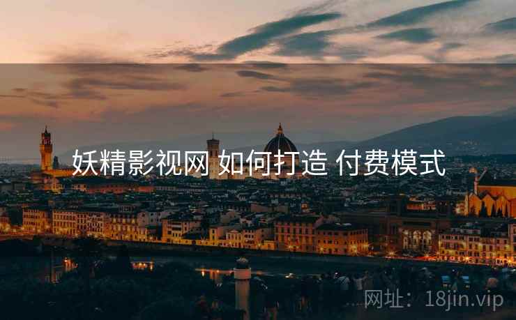 妖精影视网 如何打造 付费模式